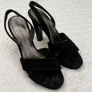 Diane von Furstenberg Suede High Heels Size 7 Made in Italy